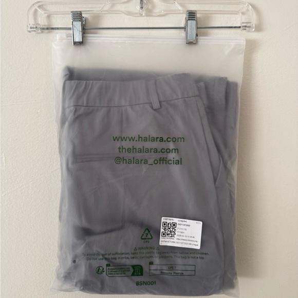 NWT Halara Flex™ Gray Mid Rise Pocket Straight Leg Work Pants Womens Large - Picture 10 of 13